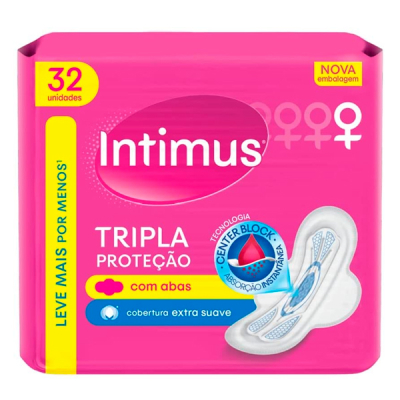 Intimus Absorvente Tripla Proteção 32 Unid.