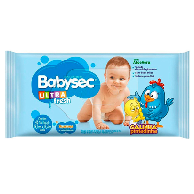 Babysec Toalhas Umedecidas