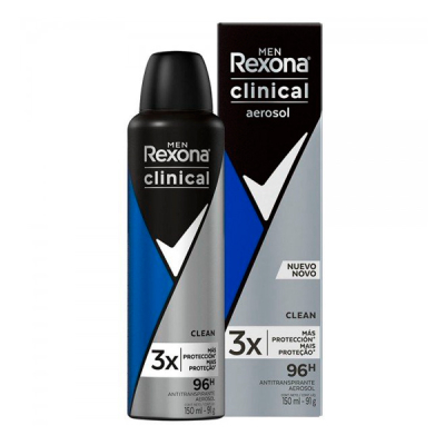 Rexona Desodorante Aerosol Clinical Men 150ml