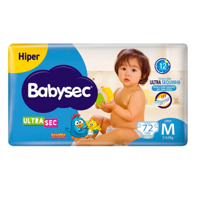 Babysec Fralda Ultra Sec Hiper Bag