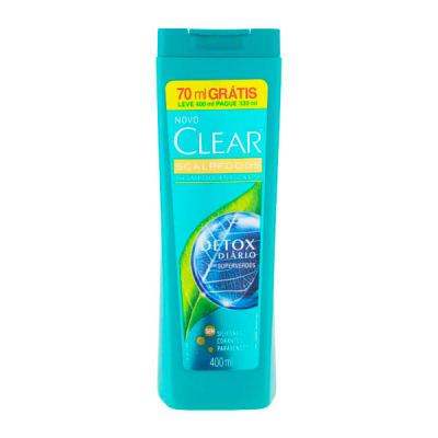 Clear Shampoo Anticaspa Leve 400ml Pague 330ml