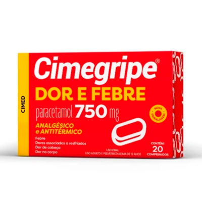 Cimegripe Dor e Febre 750mg