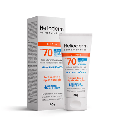 Helioderm Protetor Solar Facial FPS70