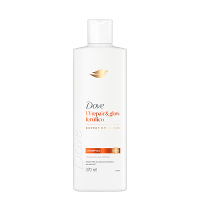 Dove Shampoo UV Repair & Glow + Ferúlico