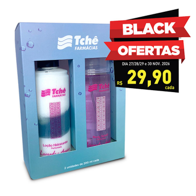 Kit Tchê Loção Hidratante 200ml + Body Splash 200ml