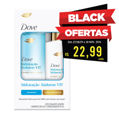 Kit Dove Shampoo 350ml + Condicionador 175ml